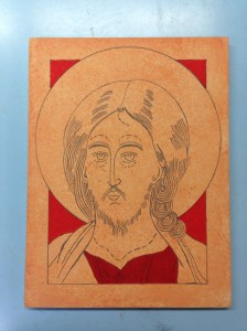 Wash applied and painting begun