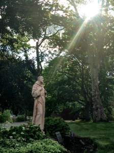 Statue on the Sisters of St. Francis property.